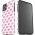Plush Pink Hearts iPhone 11 Impact Case
