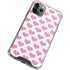 Plush Pink Hearts iPhone 11 Pro Max Clear Case