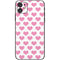 Plush Pink Hearts iPhone 11 Skin