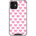 Plush Pink Hearts iPhone 12 Clear Case