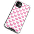 Plush Pink Hearts iPhone 12 Mini Clear Case