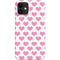 Plush Pink Hearts iPhone 12 Mini Lite Case