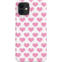 Plush Pink Hearts iPhone 12 Mini Lite Case
