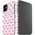 Plush Pink Hearts iPhone 12 Mini Lite Case