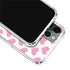 Plush Pink Hearts iPhone 12 Pro Clear Case