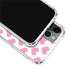 Plush Pink Hearts iPhone 12 Pro Max Clear Case