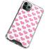 Plush Pink Hearts iPhone 12 Pro Max Clear Case