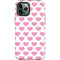 Plush Pink Hearts iPhone 12 Pro Max Impact Case