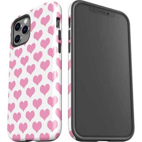 Plush Pink Hearts iPhone 12 Pro Max Impact Case