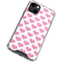 Plush Pink Hearts iPhone 13 Clear Case