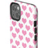 Plush Pink Hearts iPhone 13 Impact Case