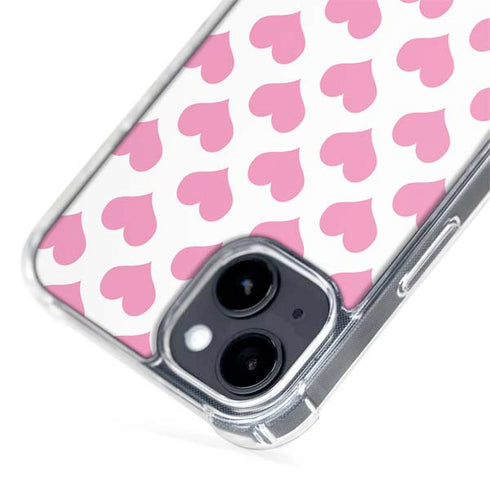 Plush Pink Hearts iPhone 13 MagSafe Case