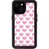 Plush Pink Hearts iPhone 13 Mini Waterproof Case