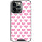 Plush Pink Hearts iPhone 13 Pro Clear Case