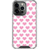 Plush Pink Hearts iPhone 13 Pro Clear Case