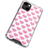 Plush Pink Hearts iPhone 14 Clear Case