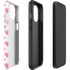 Plush Pink Hearts iPhone 14 Plus Impact Case
