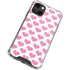Plush Pink Hearts iPhone 14 Plus Clear Case