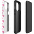 Plush Pink Hearts iPhone 15 Impact Case
