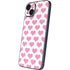 Plush Pink Hearts iPhone 14 Plus Skin
