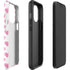 Plush Pink Hearts iPhone 15 Pro Impact Case