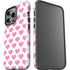 Plush Pink Hearts iPhone 15 Pro Impact Case