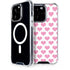 Plush Pink Hearts iPhone 15 Pro MagSafe Case