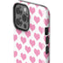 Plush Pink Hearts iPhone 15 Pro Max Impact Case