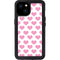 Plush Pink Hearts iPhone 15 Plus Waterproof Case