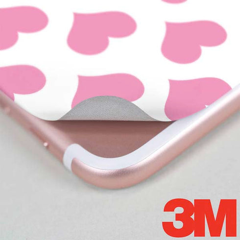 Plush Pink Hearts iPhone 7 Skin