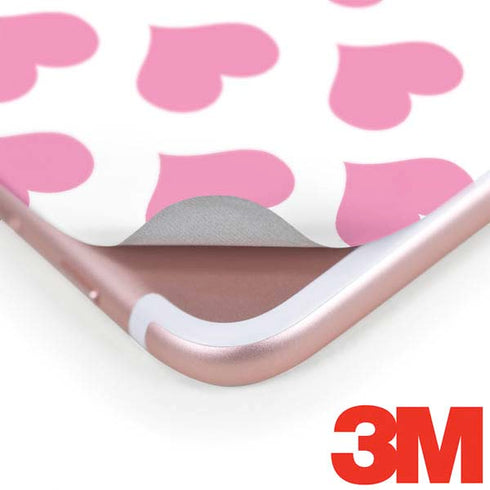 Plush Pink Hearts iPhone 8 Plus Skin