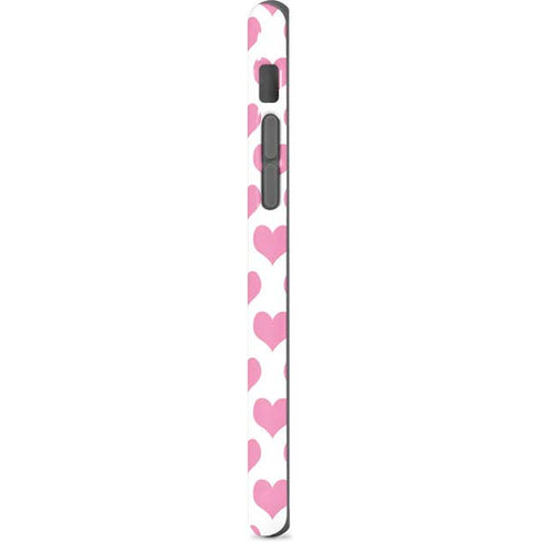 Plush Pink Hearts iPhone 8 Pro Case