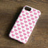 Plush Pink Hearts iPhone 8 Pro Case