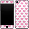 Plush Pink Hearts iPhone 8 Skin