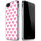 Plush Pink Hearts iPhone SE (2nd & 3rd Gen) Clear Case