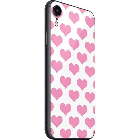 Plush Pink Hearts iPhone SE (2nd & 3rd Gen) Skin