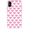 Plush Pink Hearts iPhone X Pro Case