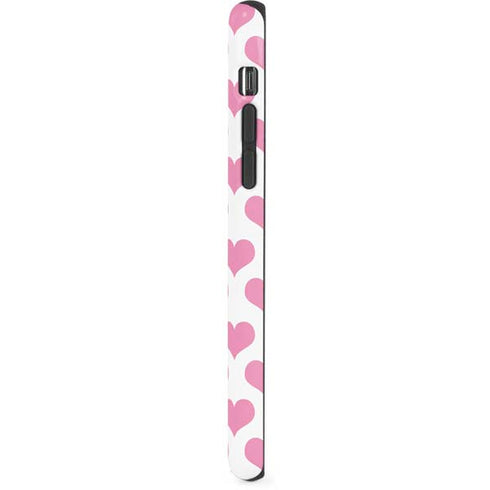 Plush Pink Hearts iPhone X Pro Case