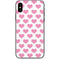 Plush Pink Hearts iPhone X Skin