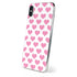 Plush Pink Hearts iPhone X Skin