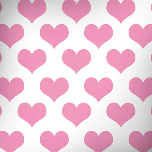 Plush Pink Hearts iPhone X Skin