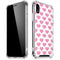 Plush Pink Hearts iPhone XR Clear Case