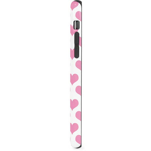 Plush Pink Hearts iPhone XR Pro Case