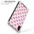 Plush Pink Hearts iPhone XS Max Clear Case