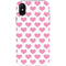 Plush Pink Hearts iPhone XS Pro Case