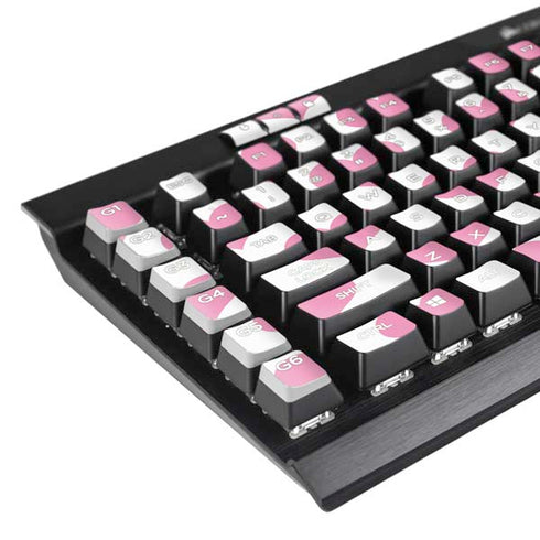 Plush Pink Hearts K95 RGB PLATINUM Mechanical Gaming Keyboard Skin