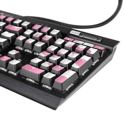 Plush Pink Hearts K95 RGB PLATINUM Mechanical Gaming Keyboard Skin