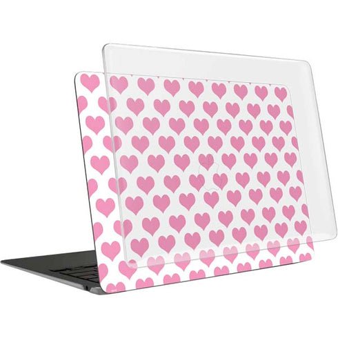 Plush Pink Hearts MacBook Air 13in M1 (2021) Case plus Skin