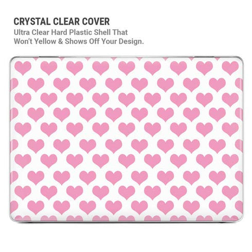 Plush Pink Hearts MacBook Air 13in M1 (2021) Case plus Skin