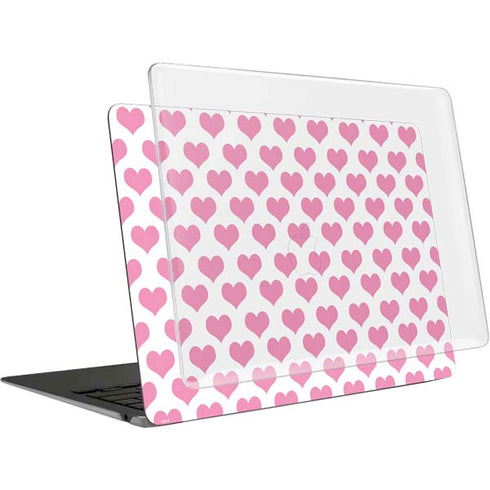 Plush Pink Hearts MacBook Air 15in (2023-2025) Case plus Skin